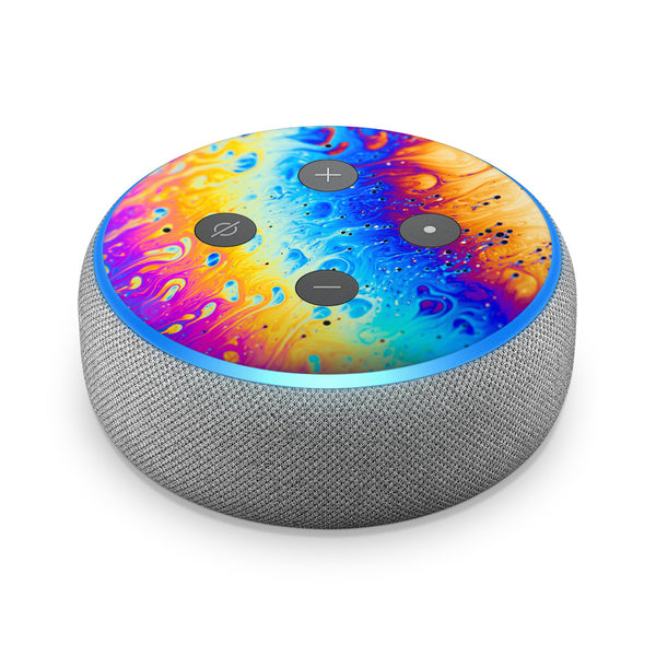 Rainbow Fluffy  Echo Dot 3 Skin - SkinWraps