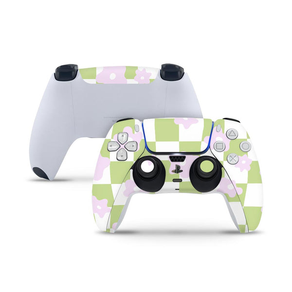 Ps5 Controller Skin Floral Check V1 Skinwraps Australia 9940