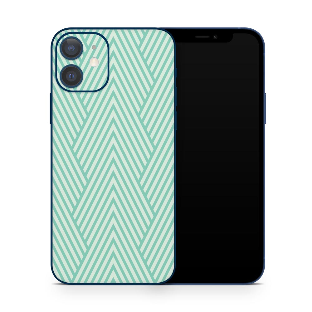 Pastel Chevron iPhone 12 Skin