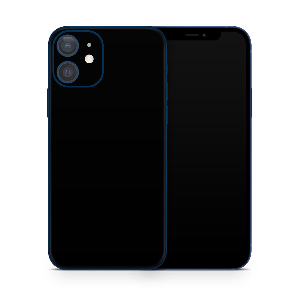 Black iPhone 12 Skin