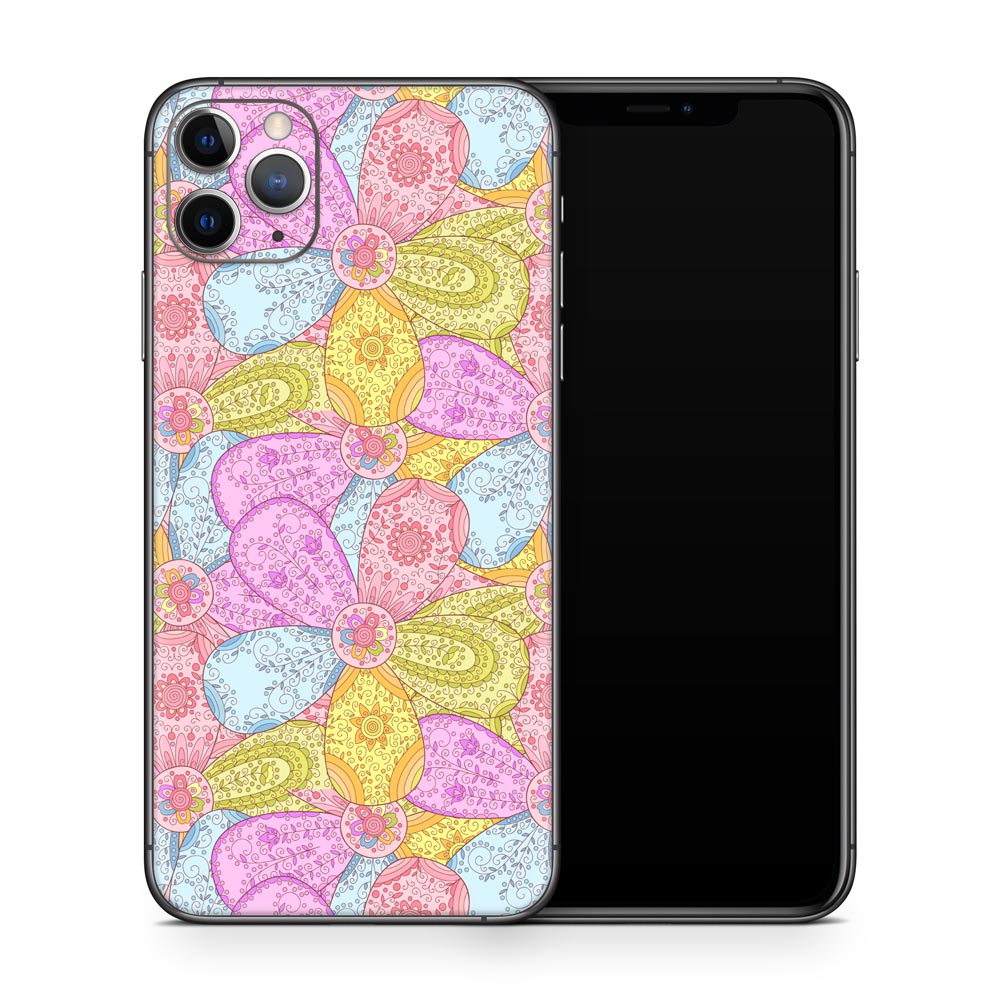 Happy Flowers iPhone 11 Skin