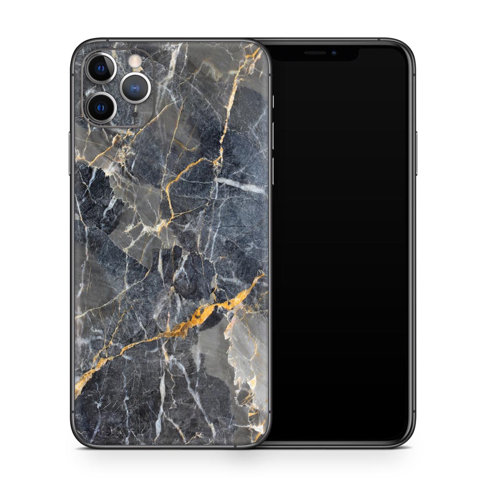 Slate Gold Marble iPhone 11 Skin