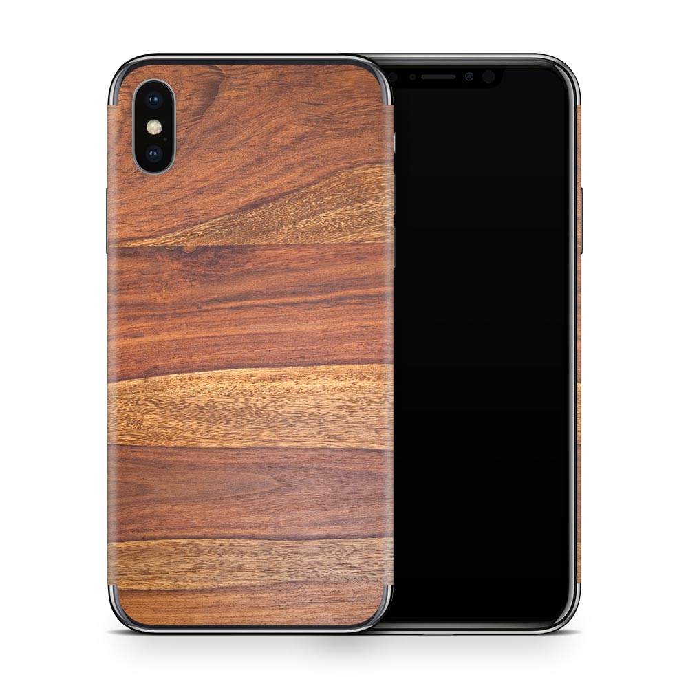 Palisander Rosewood iPhone X Skin