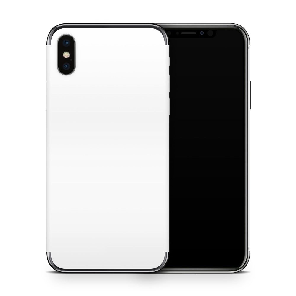 White iPhone X Skin