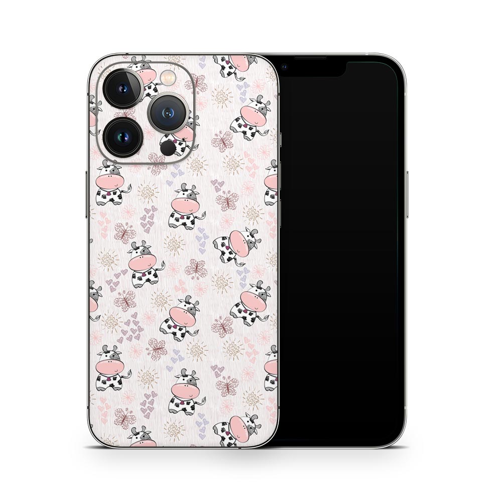 Kawaii Cow iPhone 13 Skin