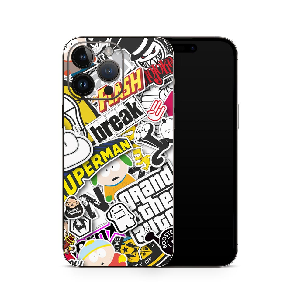 Flash Break iPhone 14 Skin