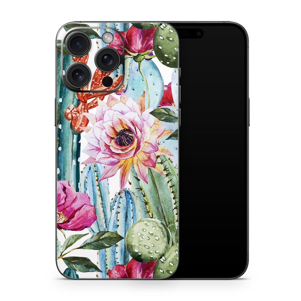 Cactus Flower iPhone 15 Skin