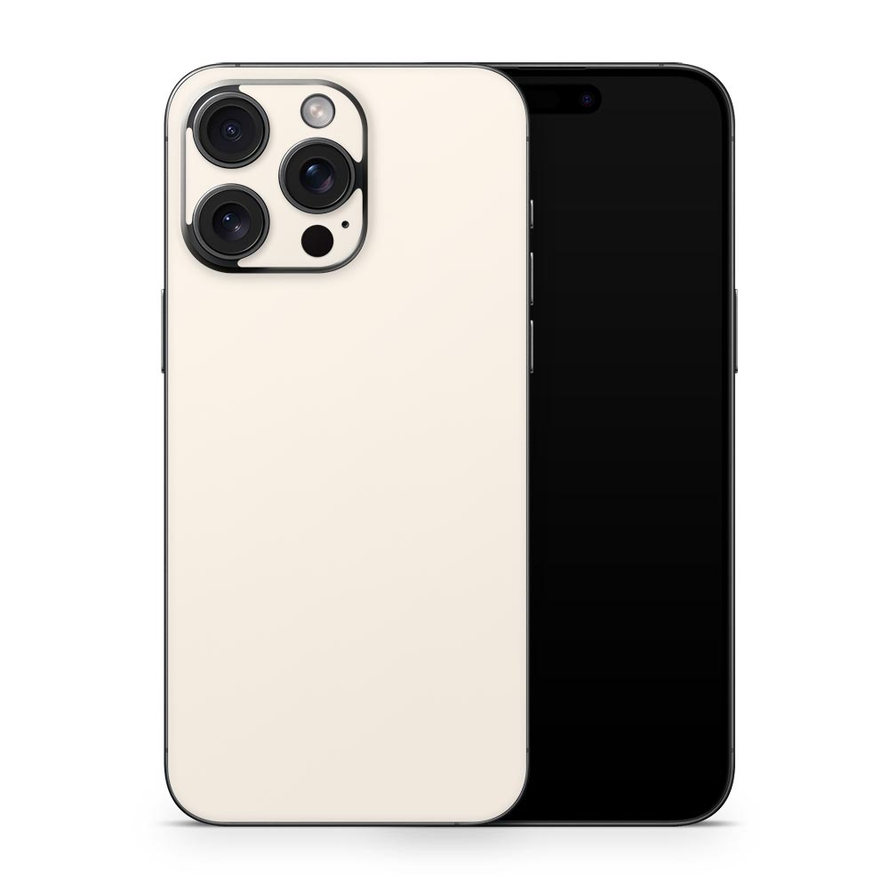 Cream iPhone 15 Skin