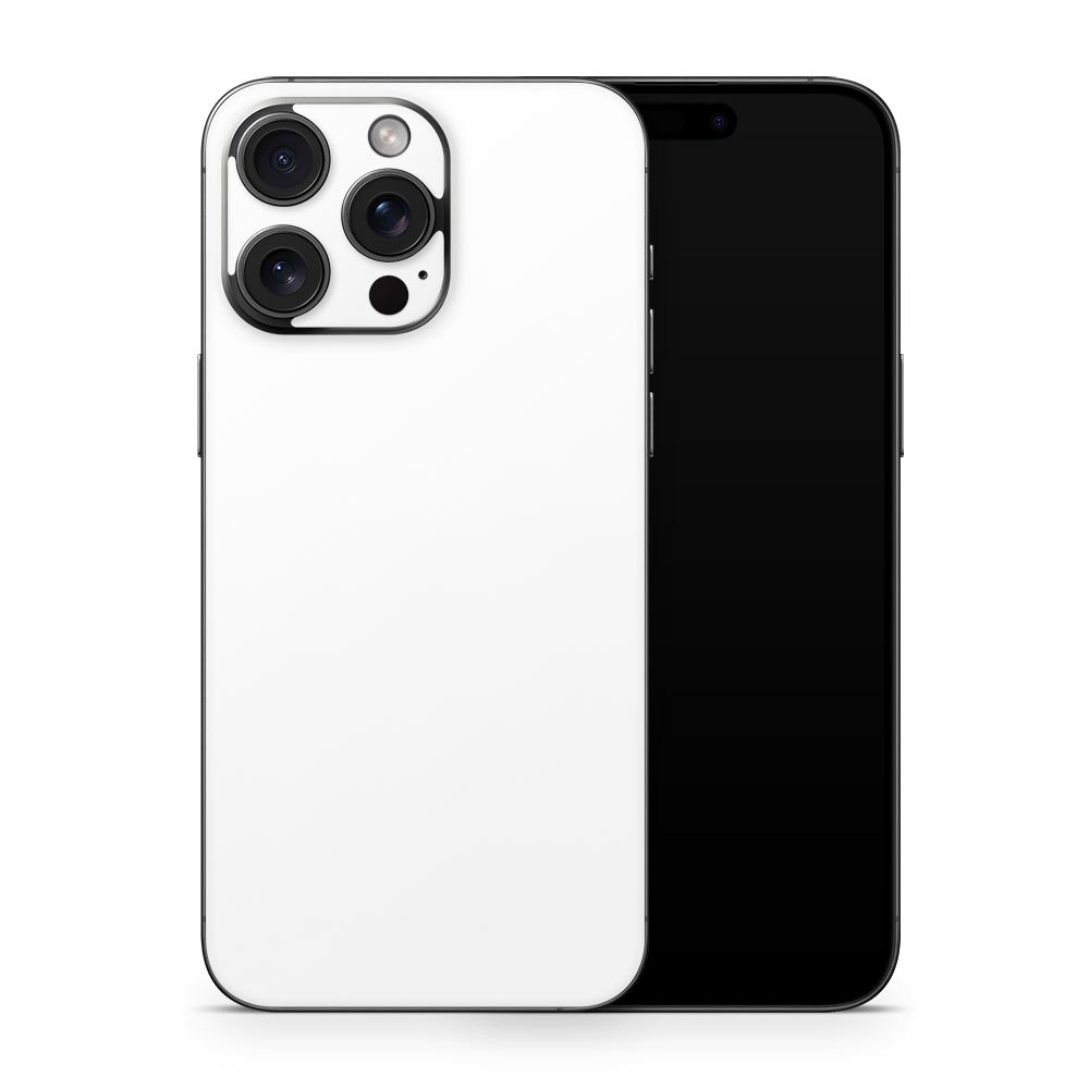 White iPhone 15 Skin