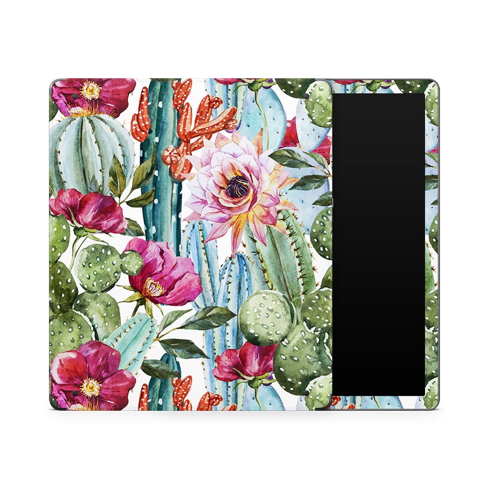 Cactus Flower Kindle Scribe Skin