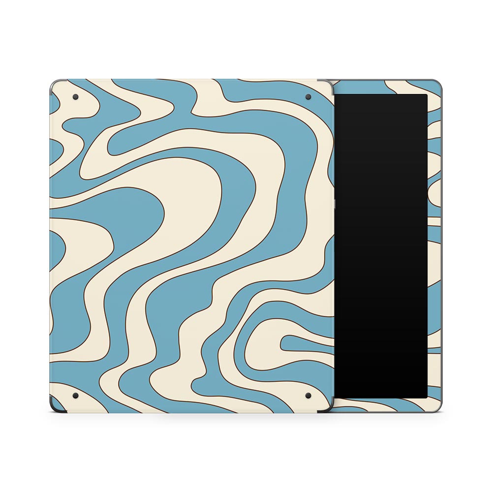 Delta Blue Kindle Scribe Skin