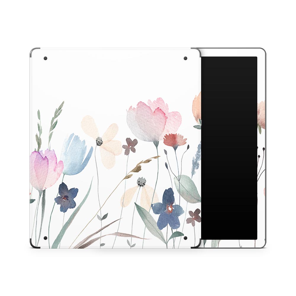 Flower Field V2 Kindle Scribe Skin