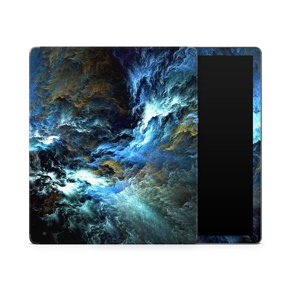 Fractal Storm Kindle Scribe Skin