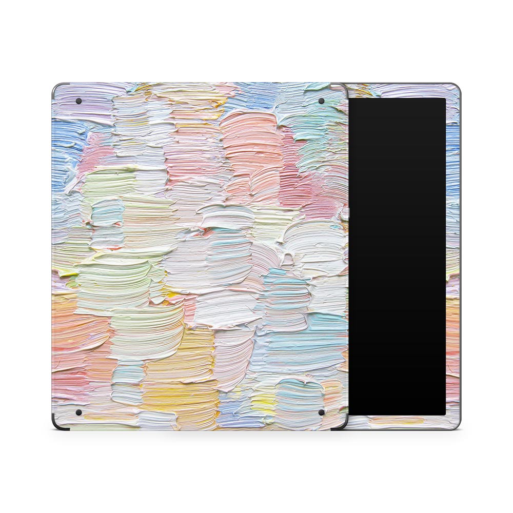 Pastel Paint Kindle Scribe Skin