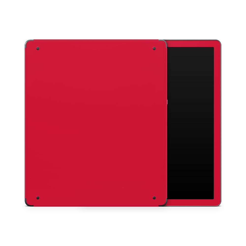 Red Kindle Scribe Skin