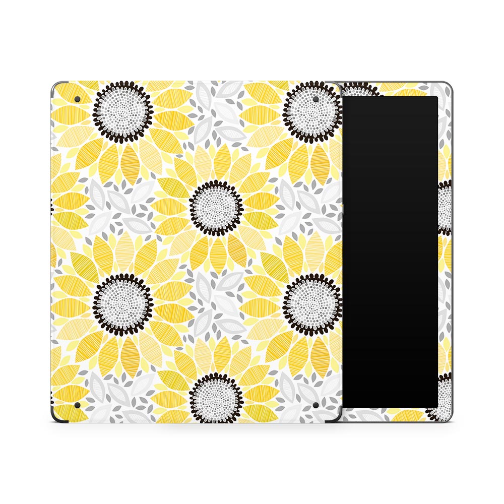 Sunshine Floral Kindle Scribe Skin