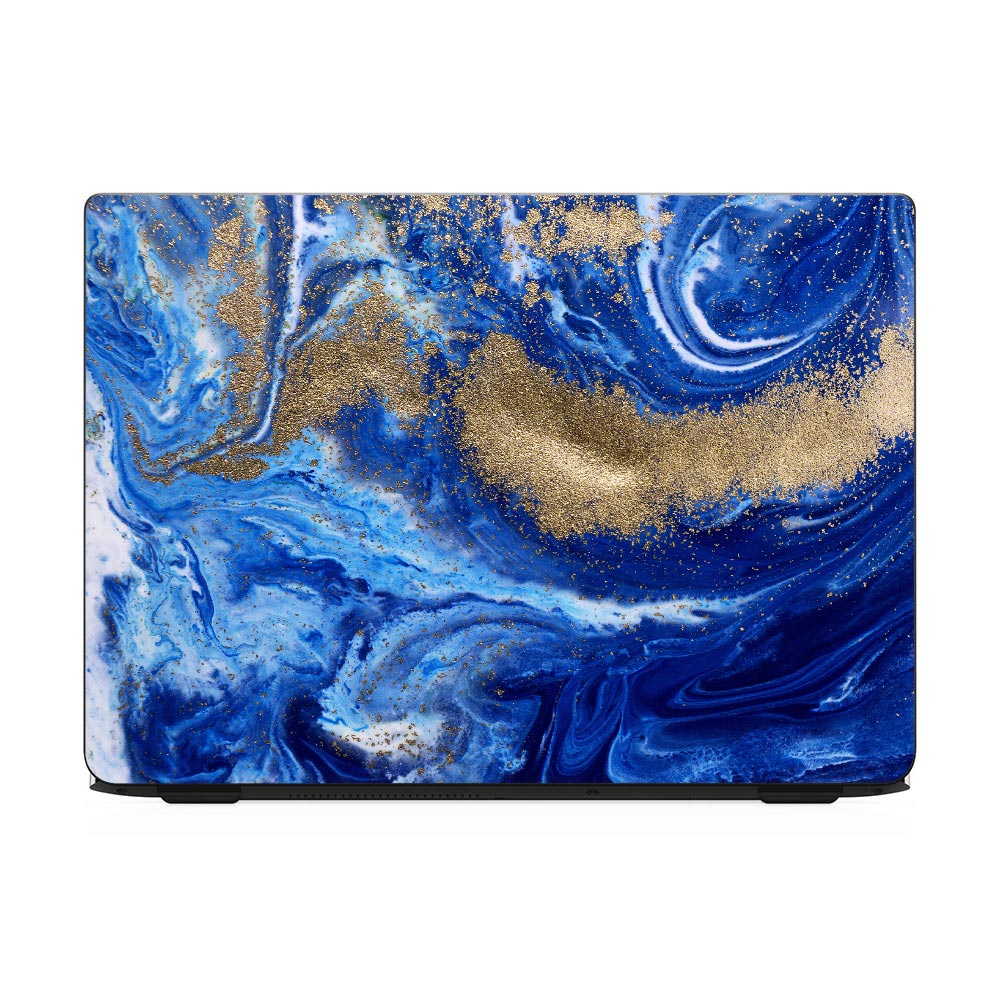 Blue Gold Swirl Dell Latitude 54xx Series Skin