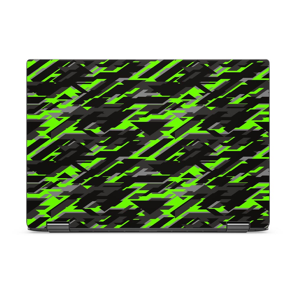 Green Geometric Camo Dell Latitude 94xx Series Skin