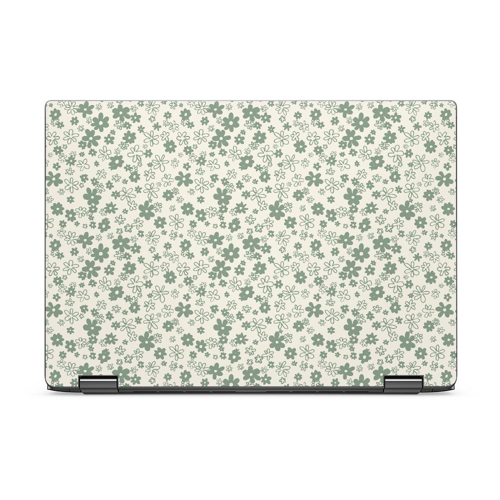 Sage Floral Dell Latitude 94xx Series Skin