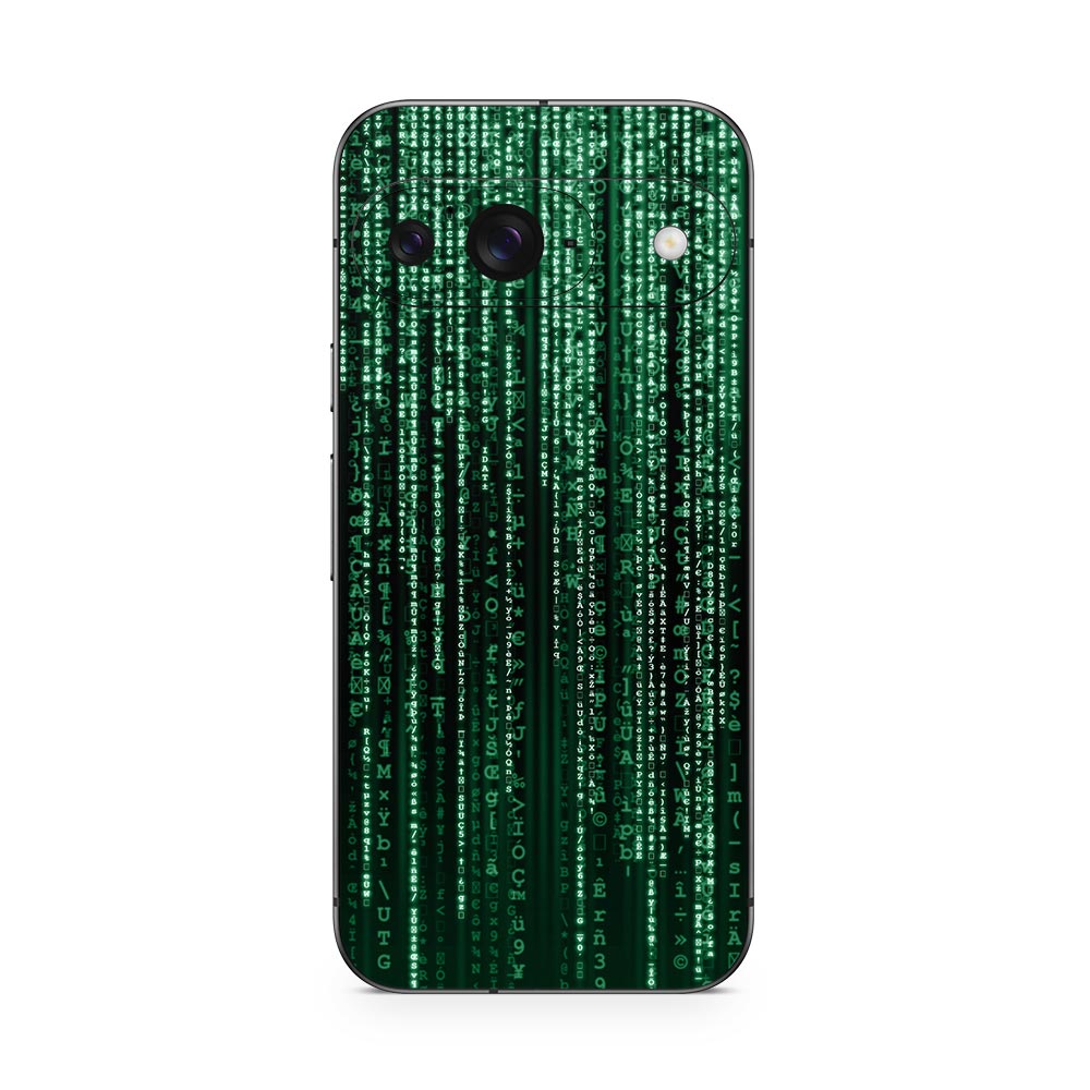 Matrix Code Google Pixel 9 Skin