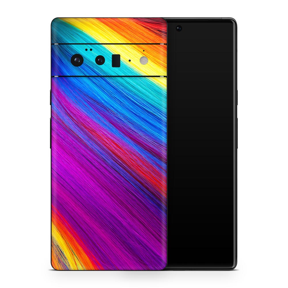 Rainbow Hair Google Pixel 6 Skin