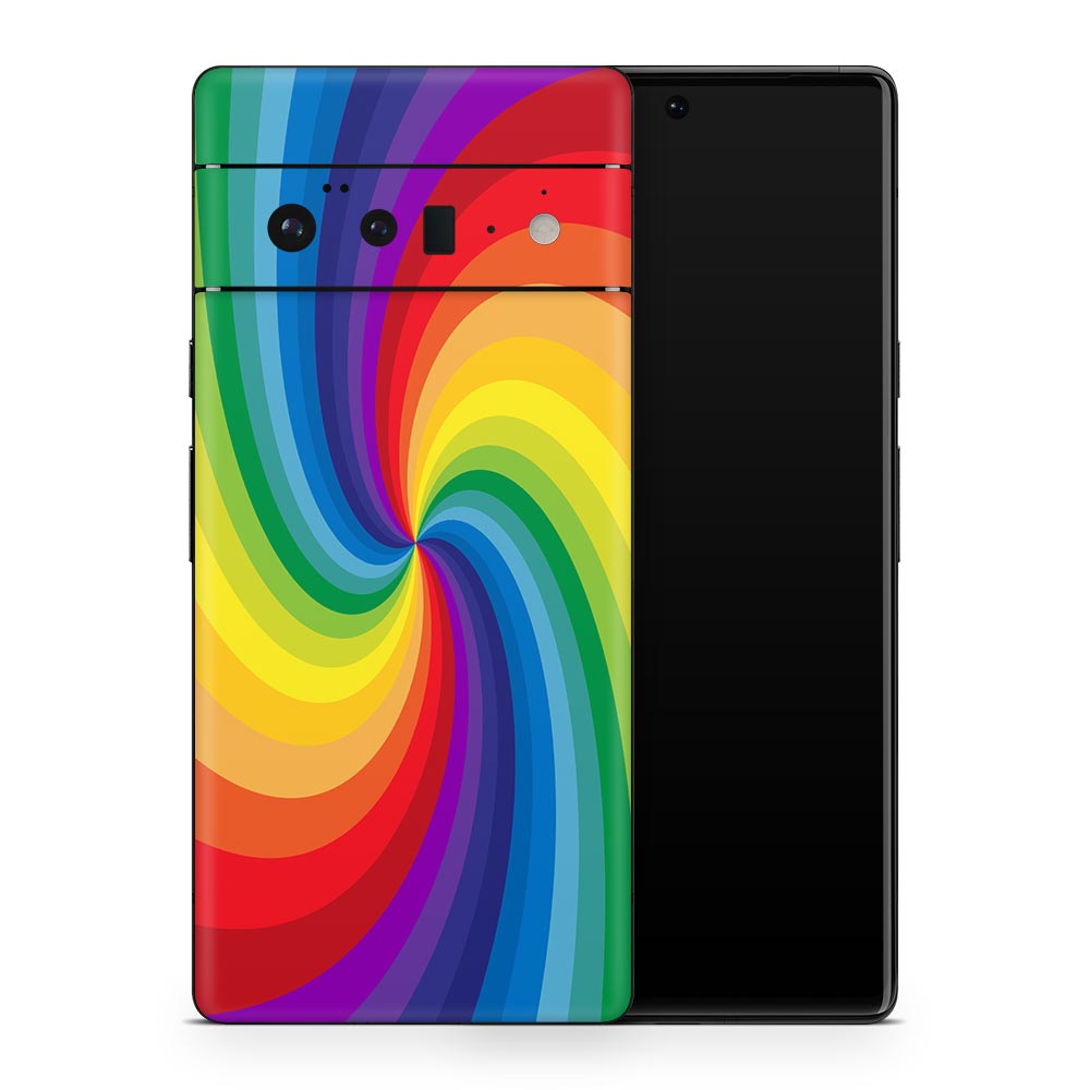 Rainbow Trance Google Pixel 6 Skin