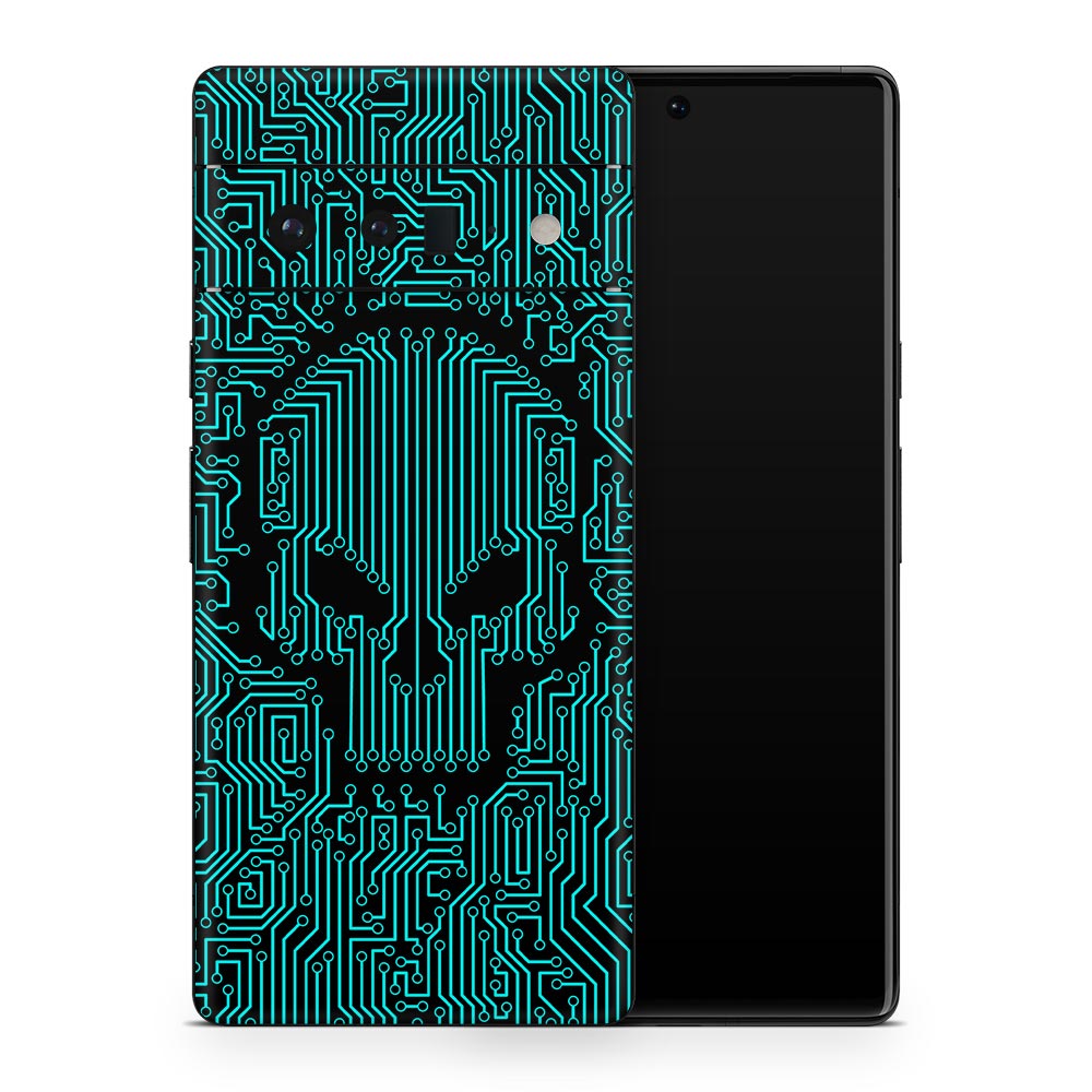 Circuit Skull Google Pixel 6 Skin