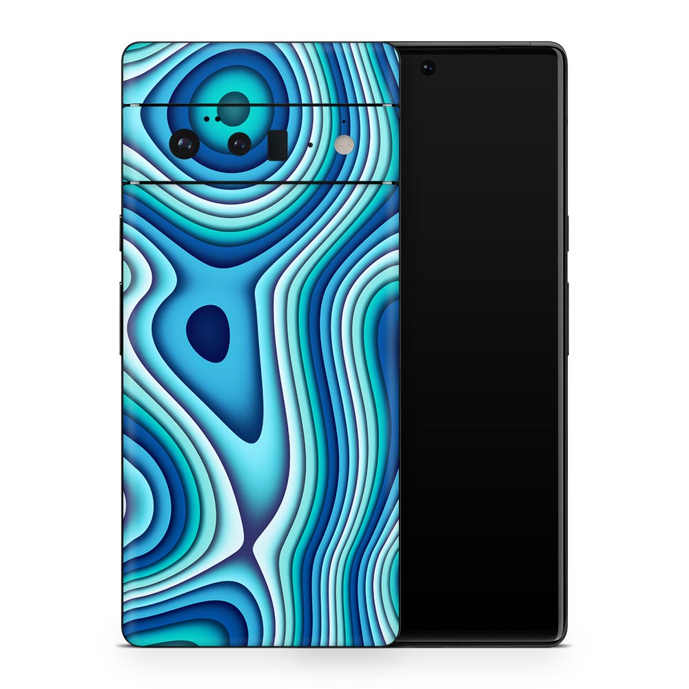 Wavy Fractal Google Pixel 6 Skin