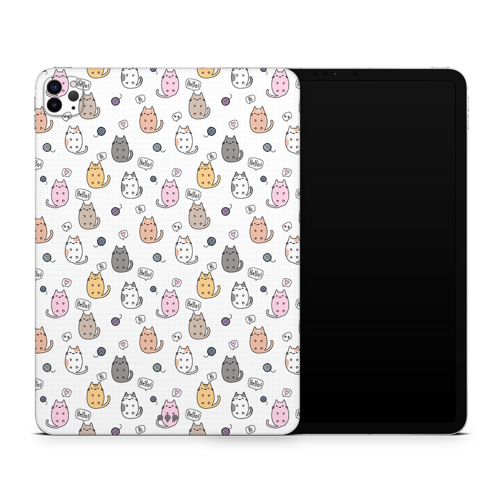 Kawaii Cats Apple iPad Pro 11 Skin