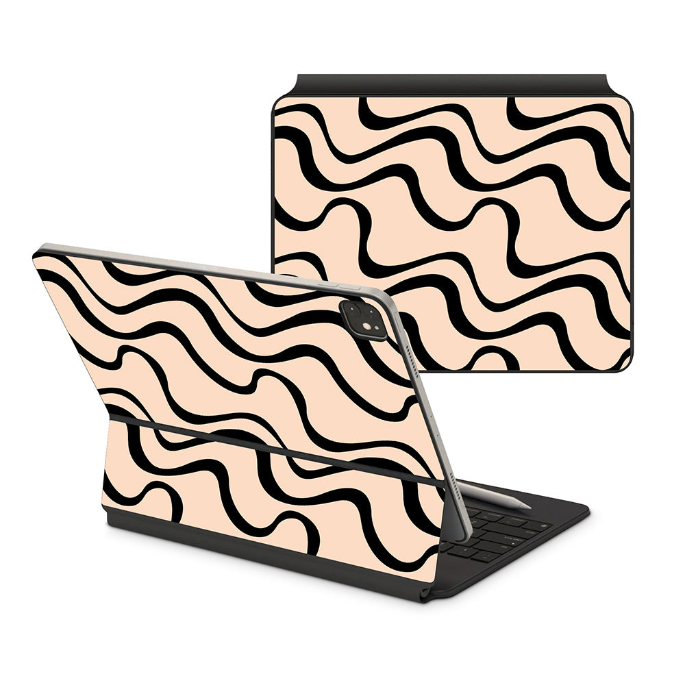 Abstract Swirl iPad Magic Keyboard Skin