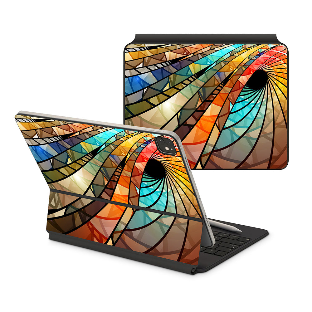 Autumn Spiral iPad Magic Keyboard Skin