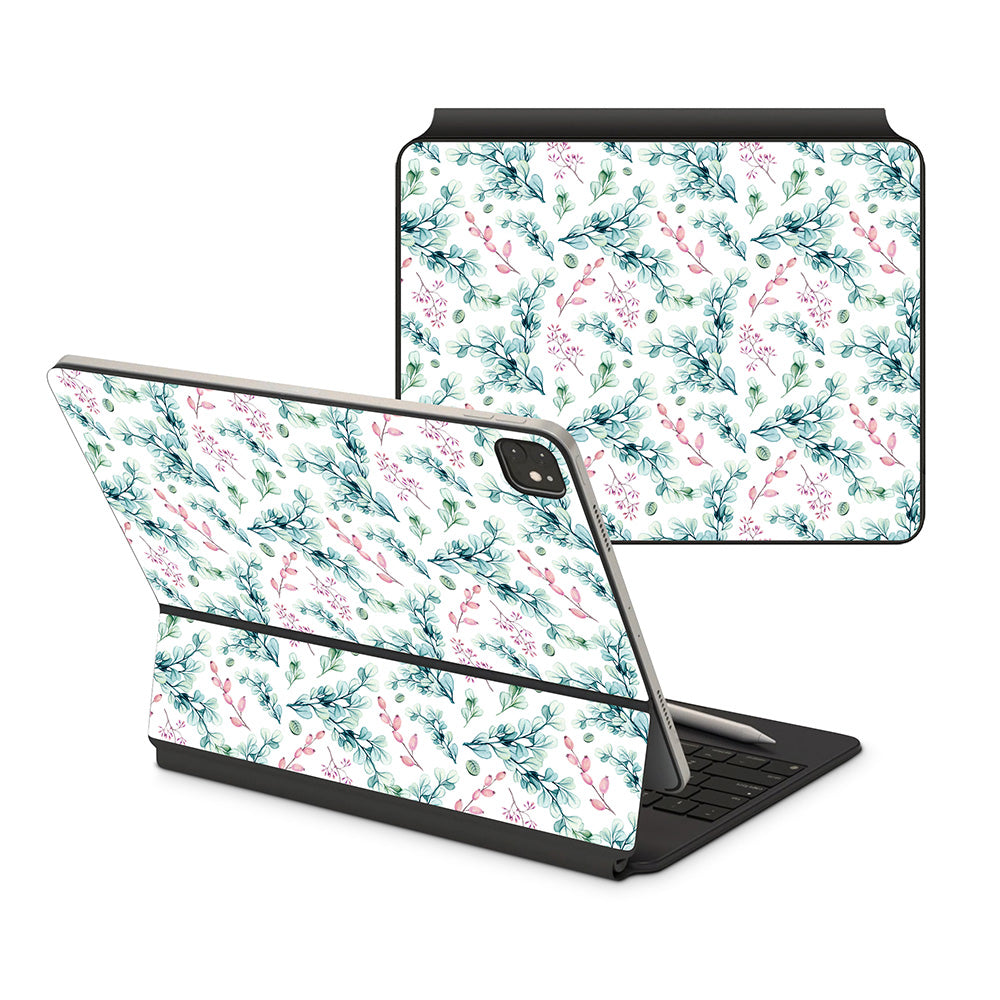 Berry Leaf iPad Magic Keyboard Skin