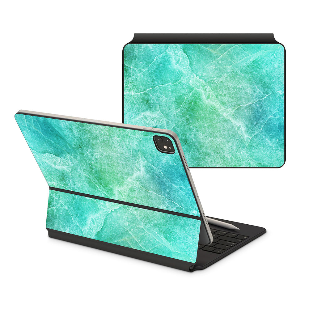 Aqua Marble iPad Magic Keyboard Skin