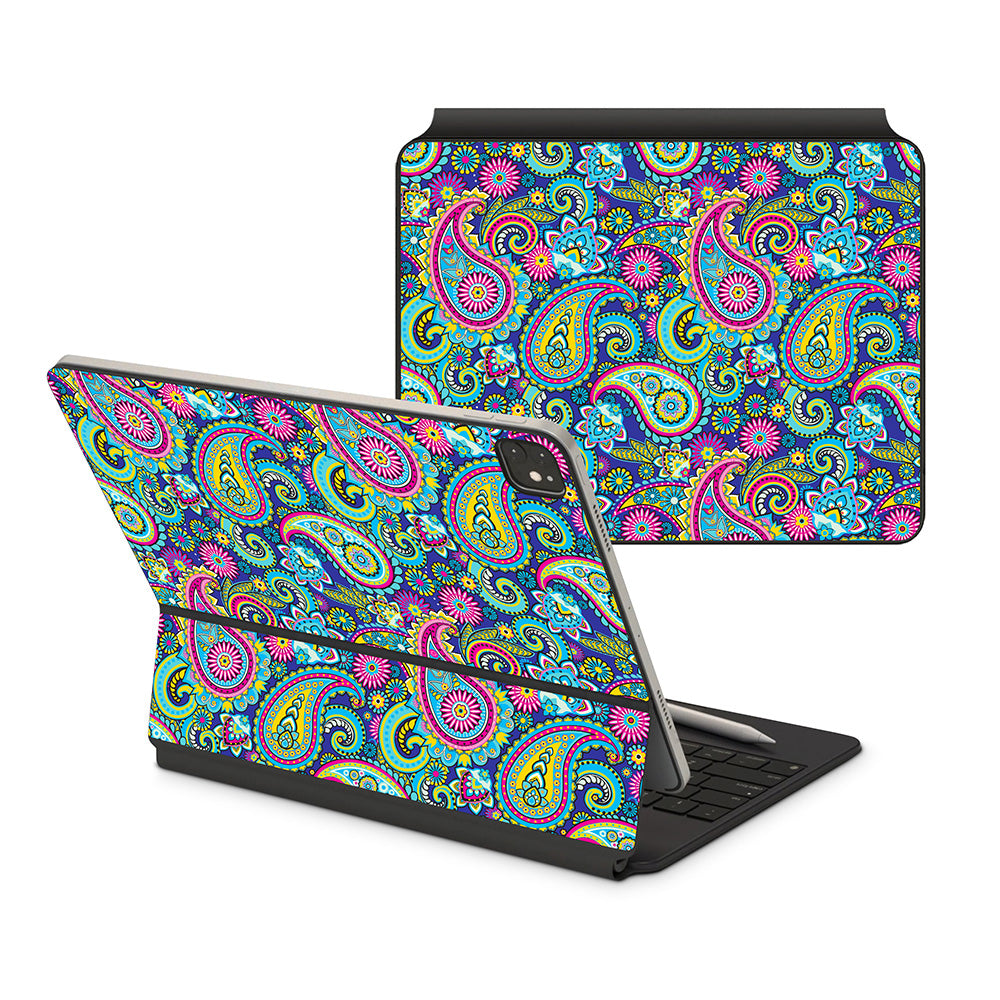 Cool Paisley iPad Magic Keyboard Skin