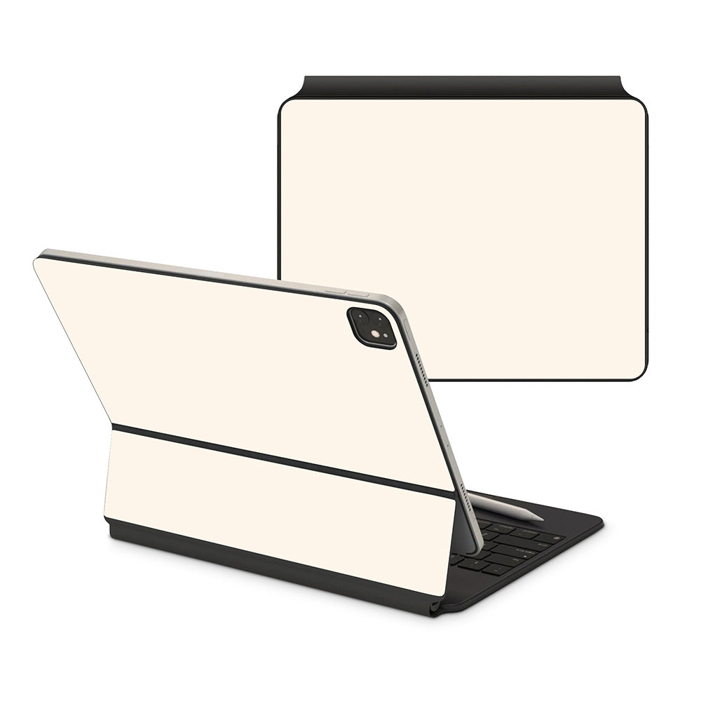 Cream iPad Magic Keyboard Skin