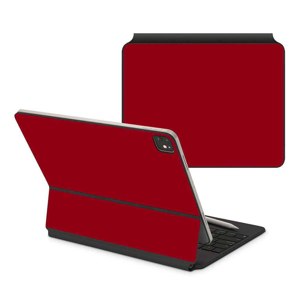 Red iPad Magic Keyboard Skin