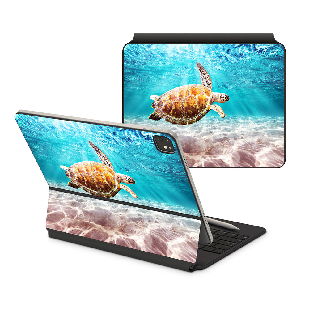 Hawksbill Turtle iPad Magic Keyboard Skin