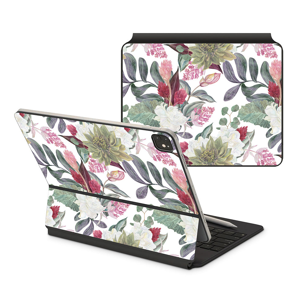 Watercolour Floral iPad Magic Keyboard Skin