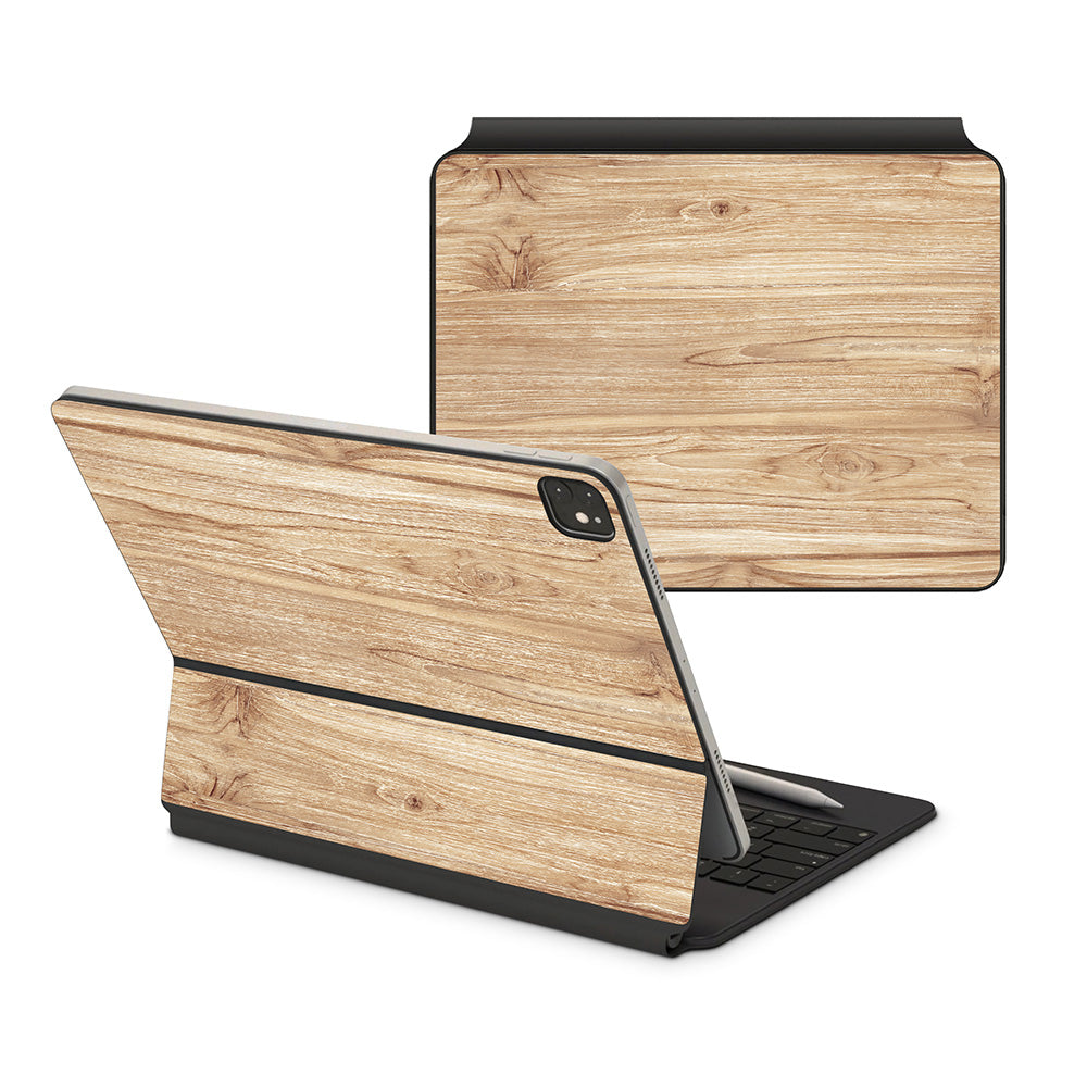 Beech Wood iPad Magic Keyboard Skin