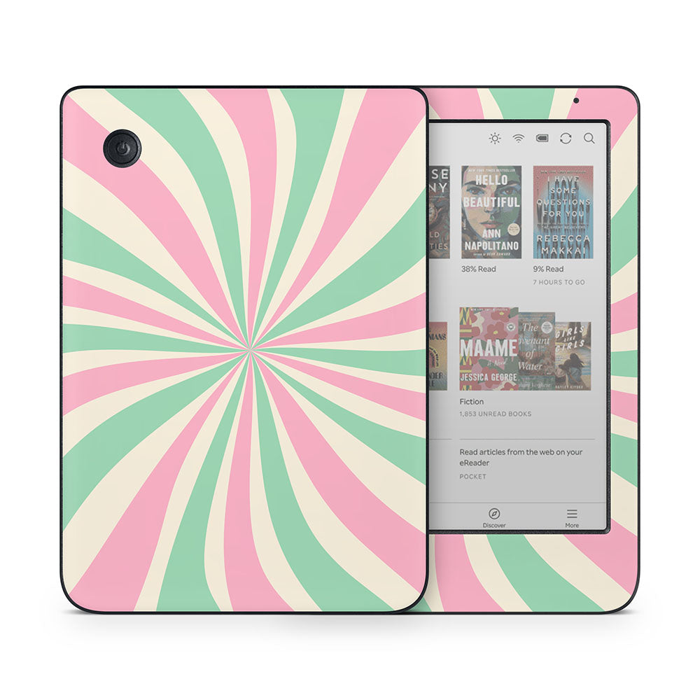 Candy Stripe Kobo Clara Skin