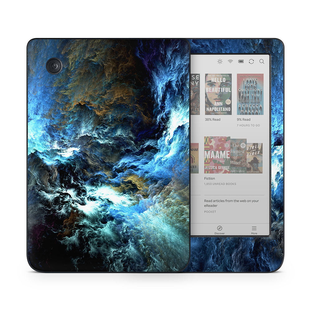 Fractal Storm Kobo Clara Skin