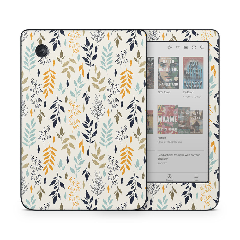 Retro Botanical Kobo Clara Skin