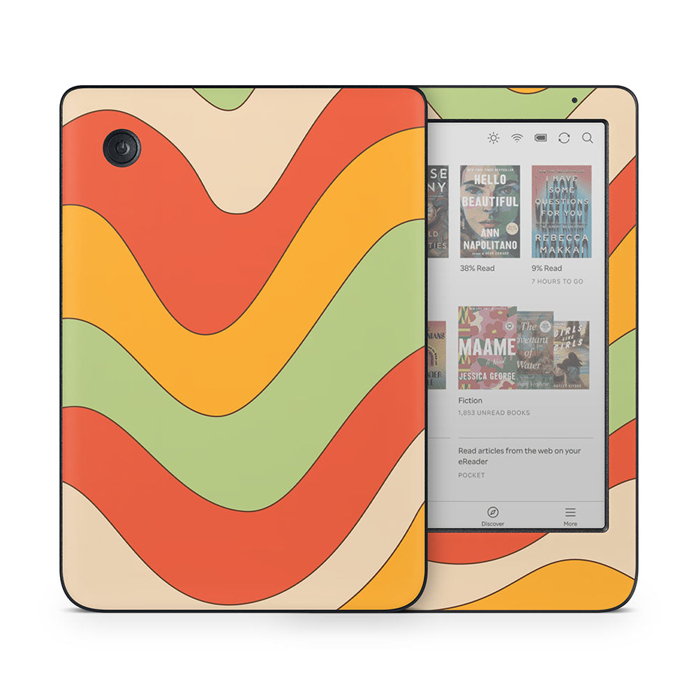 Retro Wavy Kobo Clara Skin