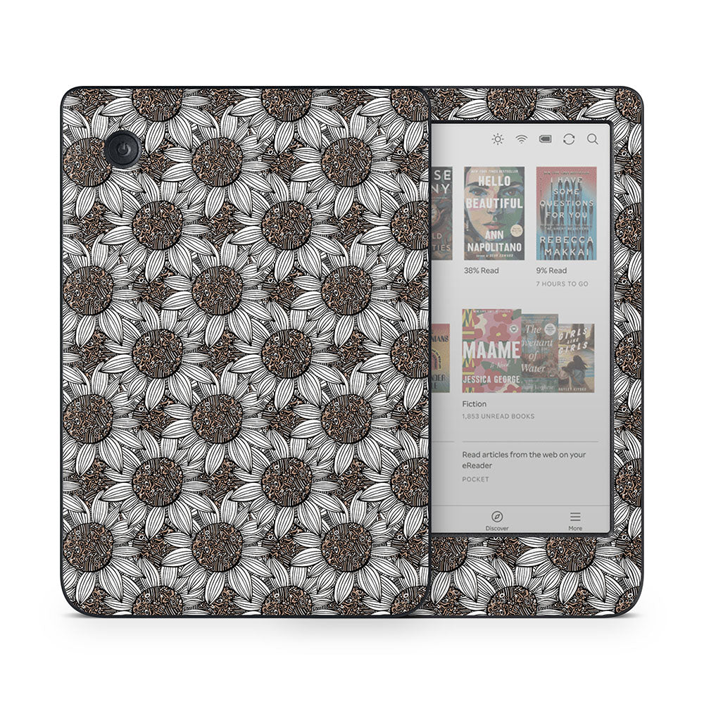 Dark Sunflower Kobo Clara Skin