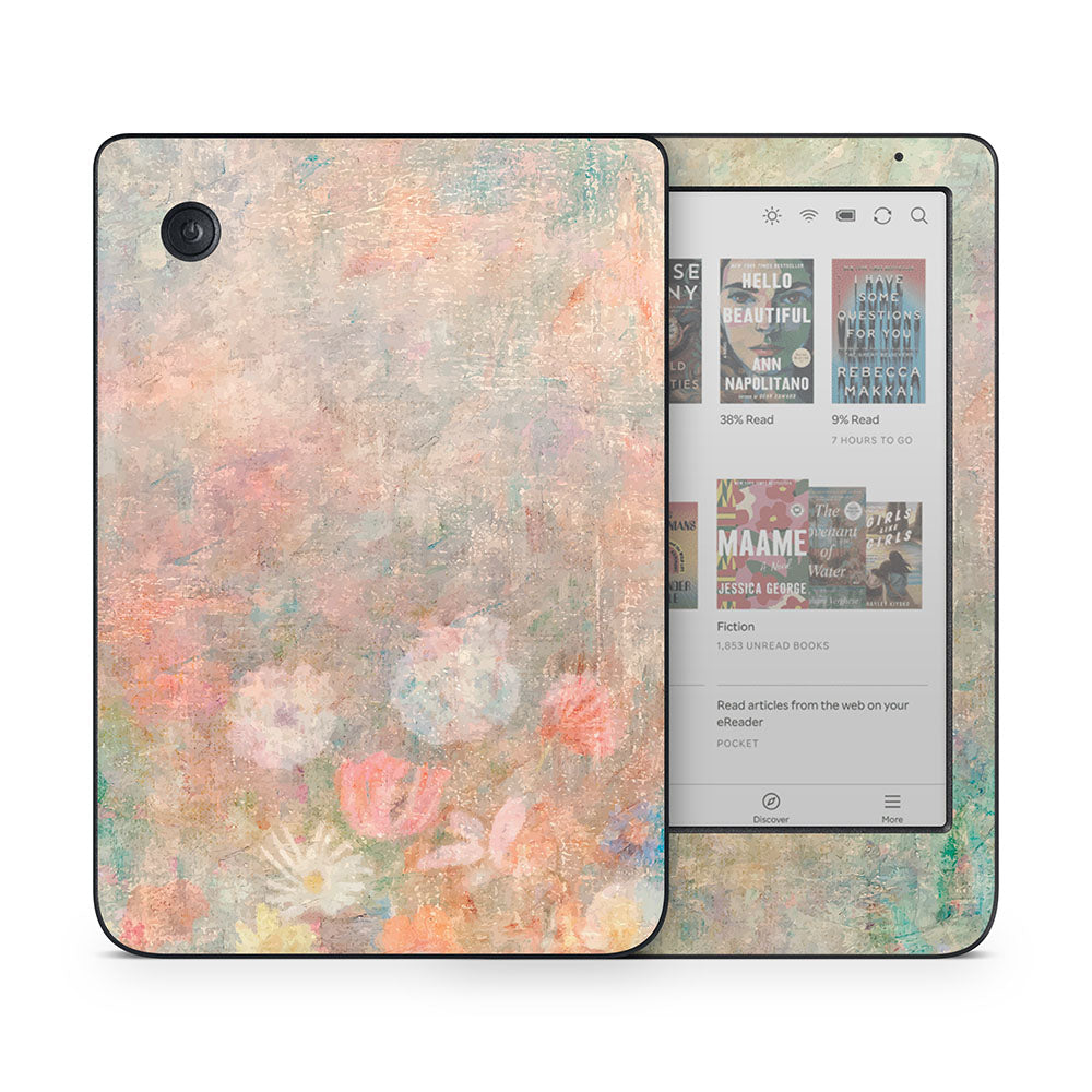 Floral Watercolour Haze Kobo Clara Skin