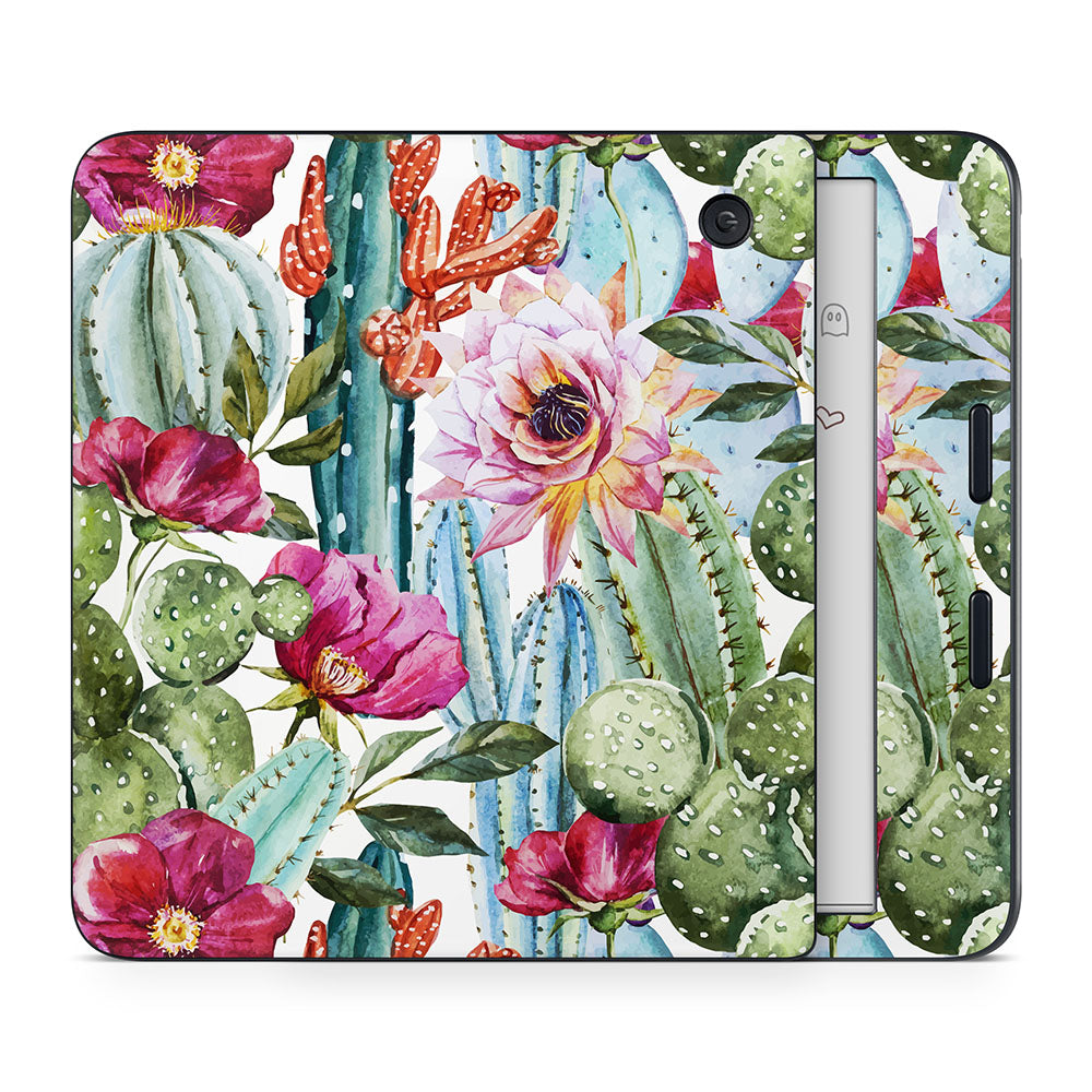 Cactus Flower Kobo Libra Skin