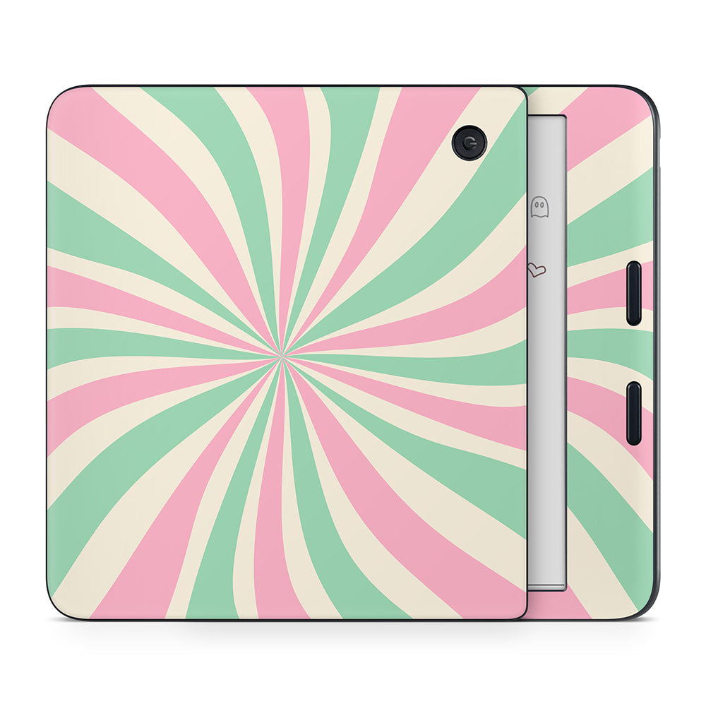 Candy Stripe Kobo Libra Skin