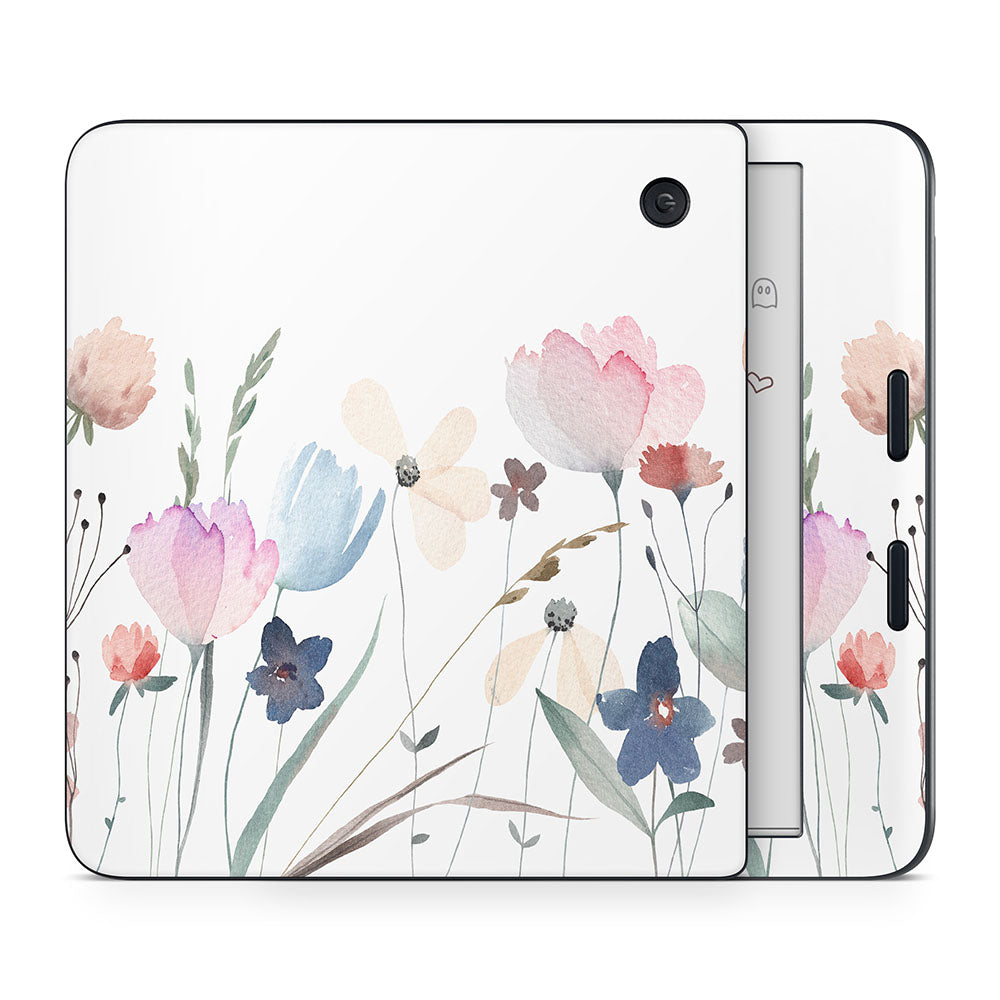 Field of Flowers V2 Kobo Libra Skin