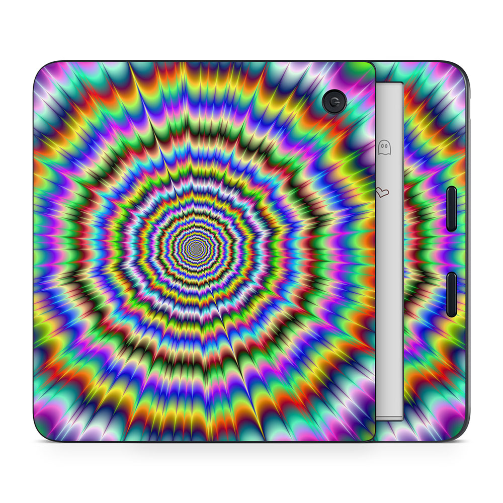 Illusion Mandala Rainbow Kobo Libra Skin