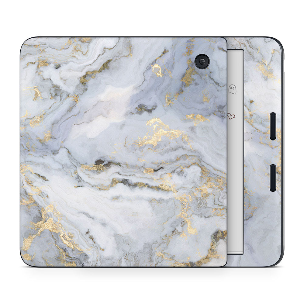 Curly Gold Marble Kobo Libra Skin